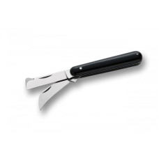 Нож садовый 2 лезвия для прививки Antonini 17 см, ручка - пластик (6,5 см), сталь - C67 (5540/2N)