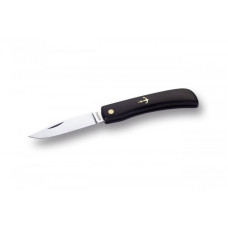 Нож рыбака складной 19,2 см, нерж., черный с якорем, AISI 420 HRC54 (84 мм) (861/N)