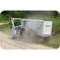 Разминирующая маштна Pierre APT-796 (ширина 1,3 метра) - машина для разминирования